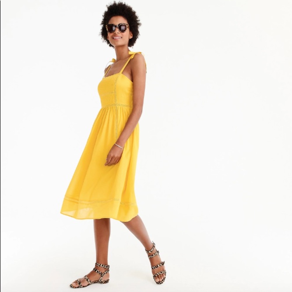 J. Crew Point Sur Tie-Shoulder Dress, Size 6P